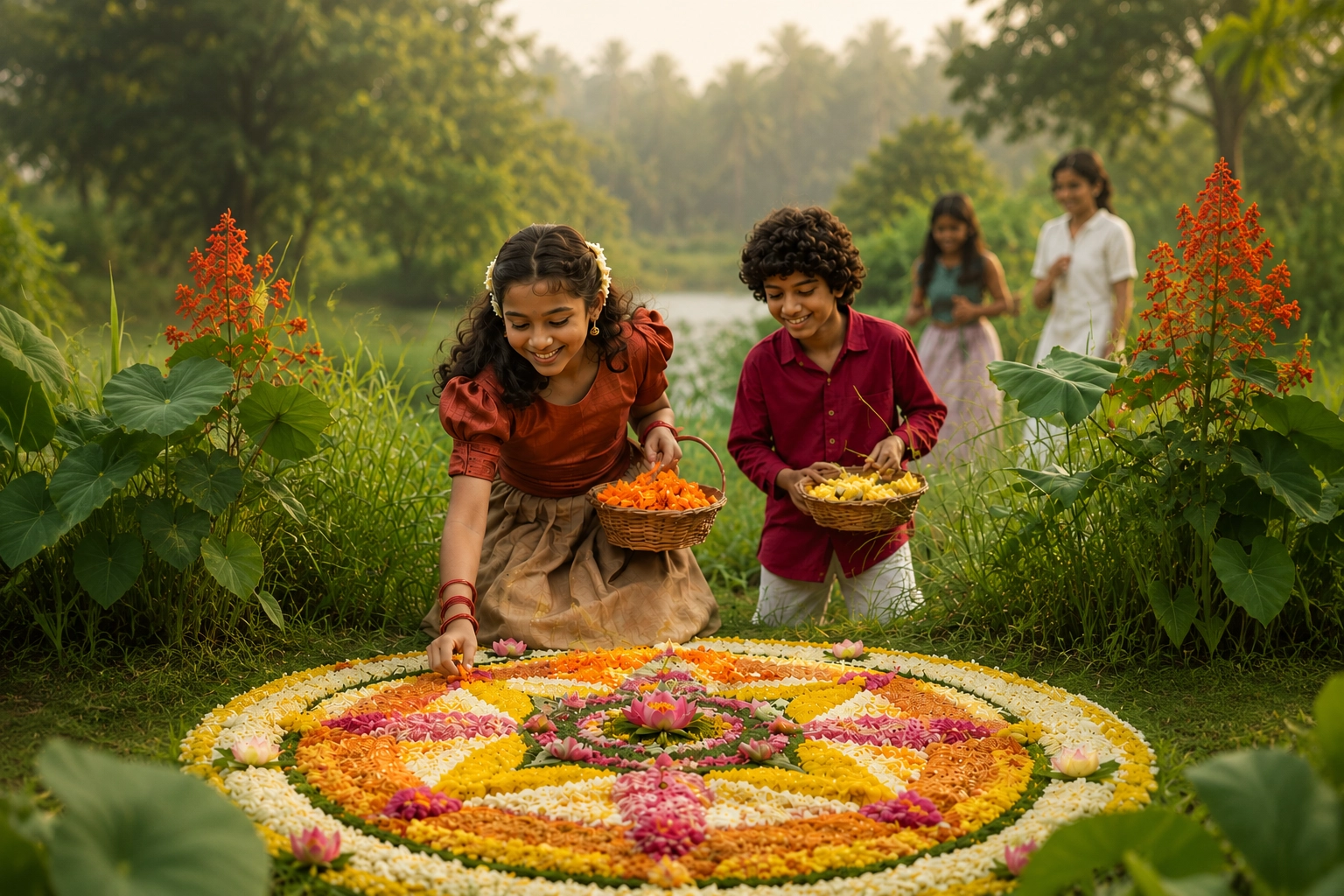 Onam the festival of kerala adishakti yogashala